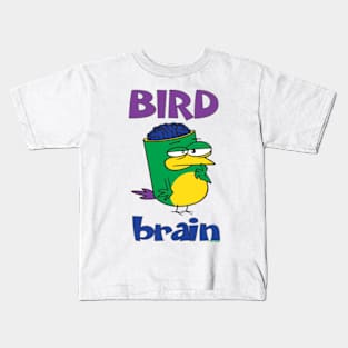 Birdbrain Design for Bird Lovers Kids T-Shirt